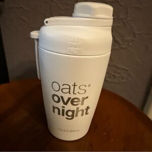 Oats Overnight White Shaker Bottle
Stainless Steel First Edition